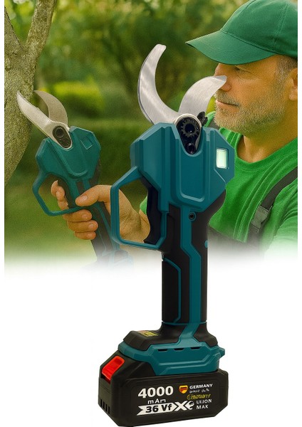 Kömürsüz Otomatik Yağlama 40 mm Makas Budama Testeresi Dal Budama Ikili Set fiyatları