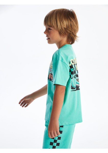 Yeni Sezon Beli Lastikli Baskılı Erkek Çocuk Şort fiyatları