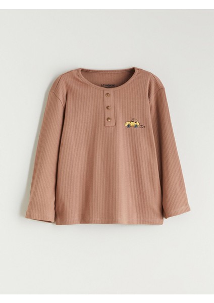 Yeni Sezon Bisiklet Yaka Erkek Çocuk Pijama Takımı fiyatları