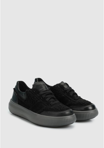 Siyah Deri Kadın Outdoor Ayakkabı fiyatları