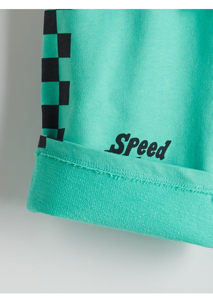 Yeni Sezon Beli Lastikli Baskılı Erkek Çocuk Şort indirimleri