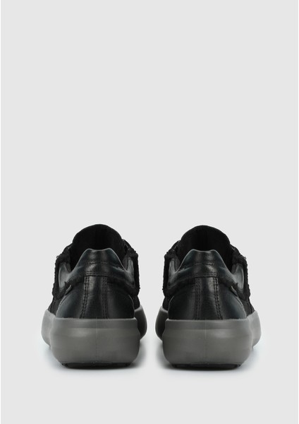 Siyah Deri Kadın Outdoor Ayakkabı modelleri