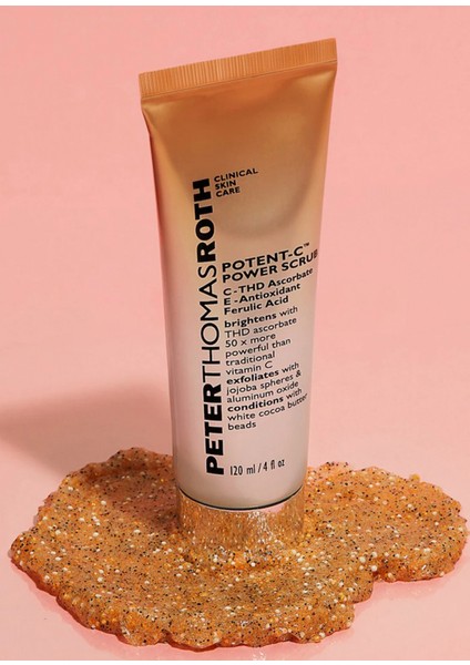 Potent C Power Scrub Parlaklık Veren & Aydınlatıcı Yüz Peelingi 120 ml fırsatları