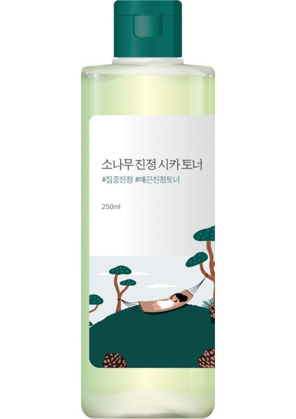 Pine Calming Cica Toner Bariyer Koruyucu ve Gözenek & Pürüz Karşıtı Çam Özlü Cica Yüz Toniği 250 ml