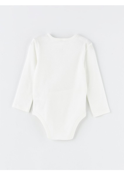 Yeni Sezon Bisiklet Yaka Uzun Kollu Basic Erkek Bebek Çıtçıtlı Bodysuit fırsatları