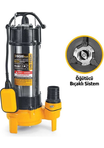 Ssgs 5377 Foseptik Dalgıç Pompa 2200W /3hp
