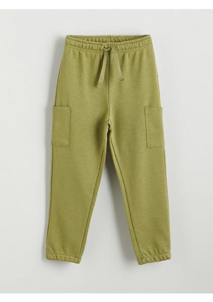 Yeni Sezon Beli Lastikli Basic Erkek Çocuk Jogger Eşofman Altı