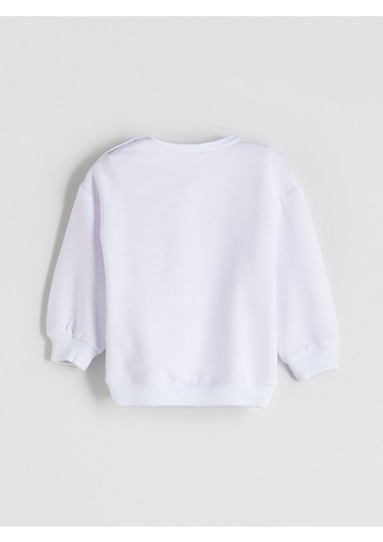 Yeni Sezon Ayıcık Baskılı Kız Bebek Sweatshirt ve Tayt 2'li fırsatları