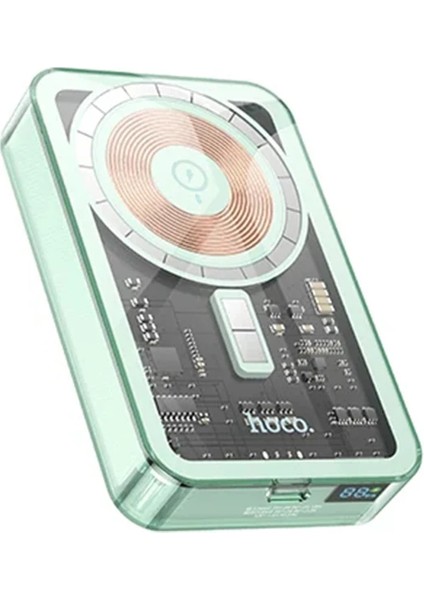 Hoco Q14A Ice Crystal 10000MAH PD20W Magsafe Uyumlu Manyetik Hızlı Şarj POWERBANK-(1903) fırsatları