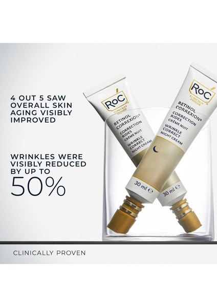 Retinol Correxion Kırışıklık Karşıtı Gece Bakım Kremi 30 ml