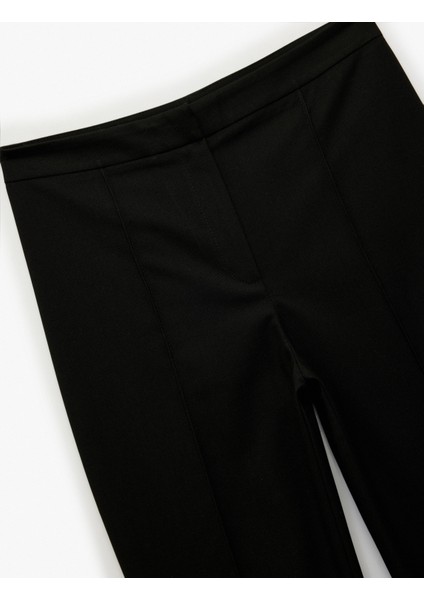 Normal Bel Viskon Karışımlı Ispanyol Paça Basic Kumaş Pantolon indirimleri