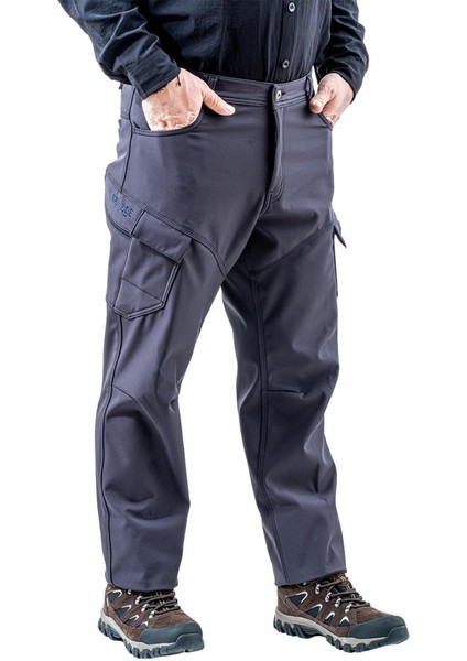 Içi Polarlı Softshell Pantolon - Su Rüzgar Geçirmez - Savage - Antrasit - Tactical Pantolon modelleri
