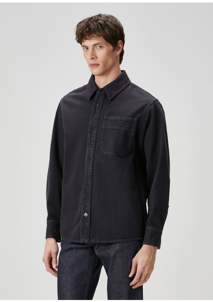 Lacivert Dış Gömlek modelleri