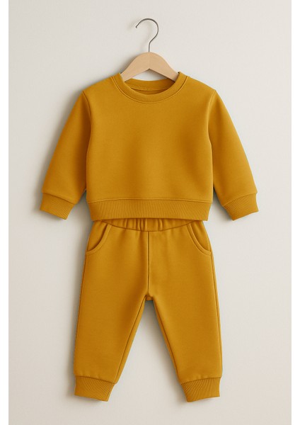 Unisex Çocuk 2li Eşofman Pijama Takım