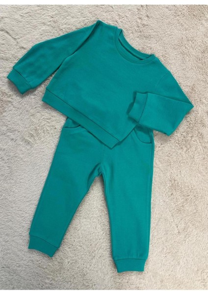 Unisex Çocuk 2li Eşofman Pijama Takım