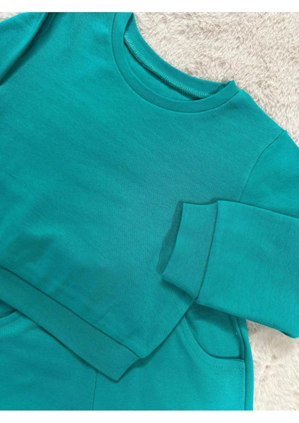 Unisex Çocuk 2li Eşofman Pijama Takım