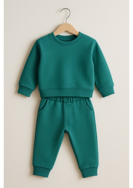 Unisex Çocuk 2li Eşofman Pijama Takım