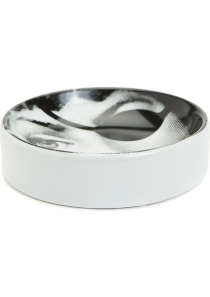 Eyepatch Siyah Beyaz Porselen Kül Tablası fiyatları