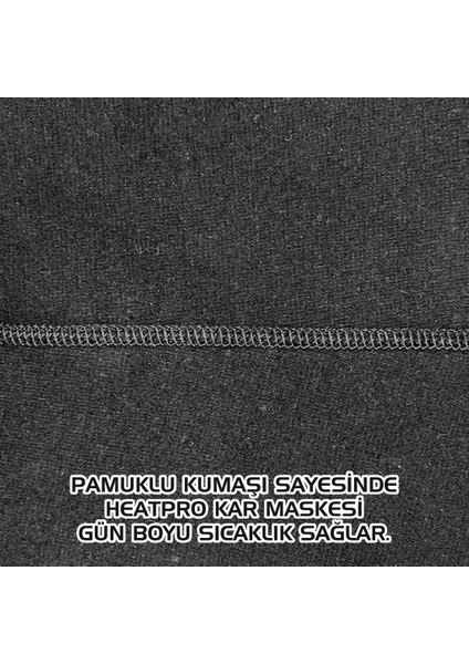 Çocuk Kar Maskesi - Heatpro - Siyah - Argeus modelleri