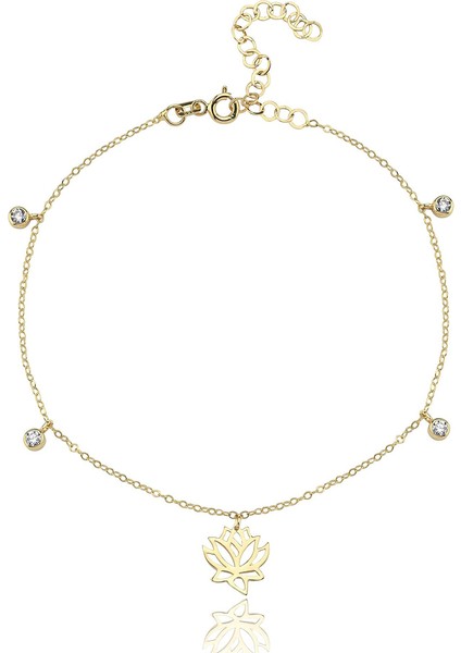 Rose 14 Ayar Altın Kadın Halhal