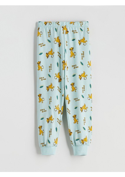 Yeni Sezon Aslan Kral Basklı Erkek Çocuk Pijama Alt