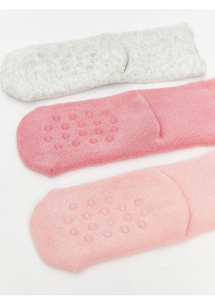 Yeni Sezon Desenli Kız Bebek Soket Çorap 3'lü fiyatları