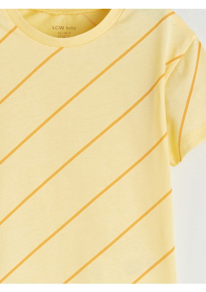 Yeni Sezon Bisiklet Yaka Çizgili Erkek Bebek Tişört modelleri