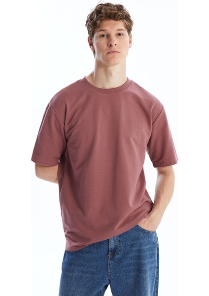 Yeni Sezon Bisiklet Yaka Kısa Kollu Erkek Sweatshirt