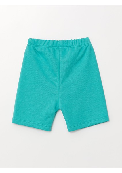 Yeni Sezon Beli Lastikli Basic Erkek Bebek Şort modelleri