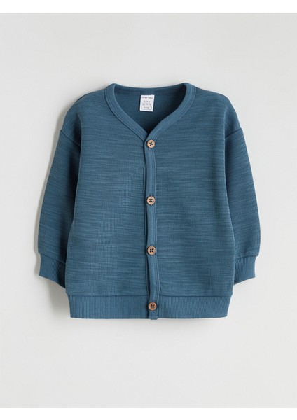 Yeni Sezon Basic Düğme Kapamalı Erkek Bebek Hırka