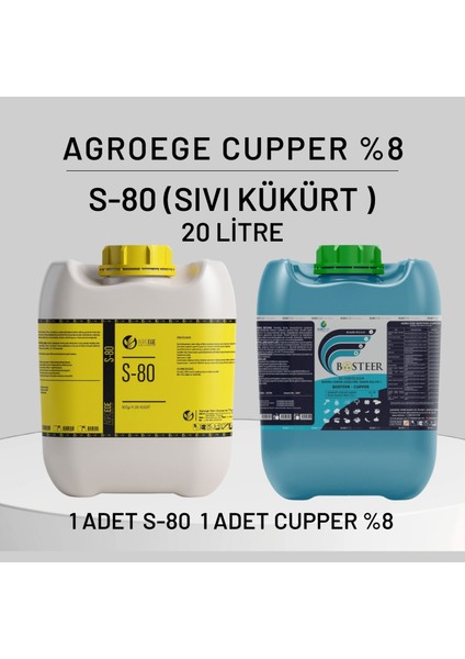 Cupper % 8 - Sıvı Kükürt S80 Set