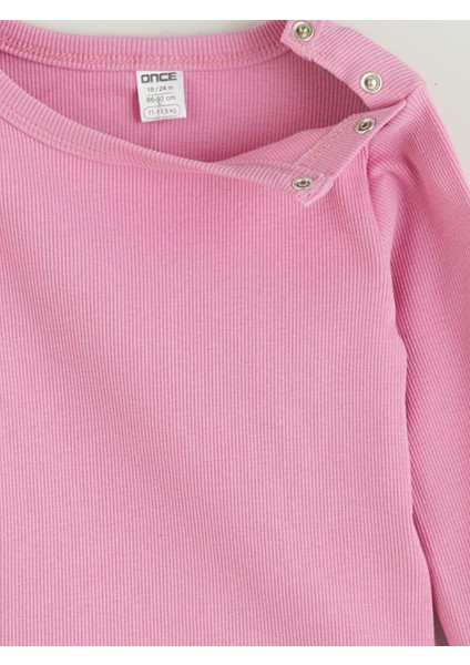 Yeni Sezon Bisiklet Yaka Basic Kız Bebek Çıtçıtlı Body fiyatları