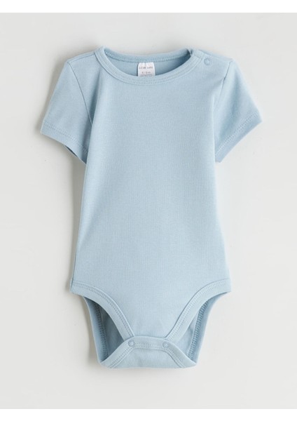 Yeni Sezon Kısa Kollu Erkek Bebek Çıtçıtlı Body 2'li fiyatları