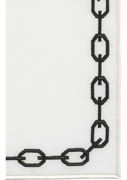 Zincir Desenli 2'li Siyah Bardak Altlık fiyatları