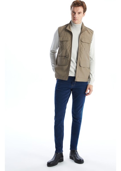 Yeni Sezon Standart Kalıp Dik Yaka Erkek Avcı Yeleği fiyatları