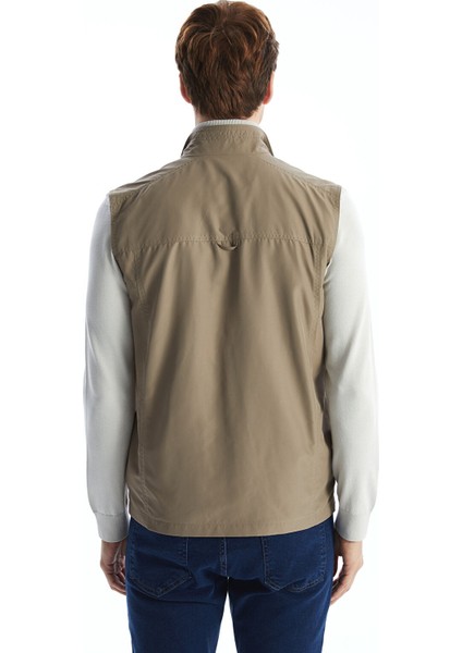 Yeni Sezon Standart Kalıp Dik Yaka Erkek Avcı Yeleği indirimleri