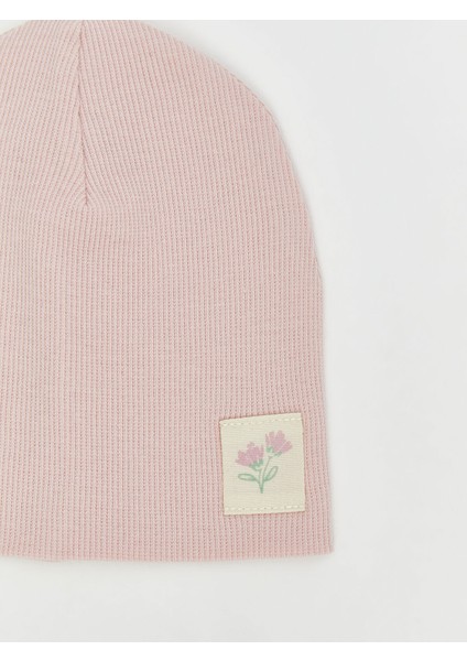 Yeni Sezon Çiçek Nakışlı Kız Bebek Bere 2'li modelleri