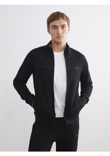 Yeni Sezon Dik Yaka Uzun Kollu Erkek Fermuarlı Sweatshirt fiyatları