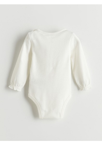Yeni Sezon Bisiklet Yaka Baskılı Kız Bebek Çıtçıtlı Body modelleri