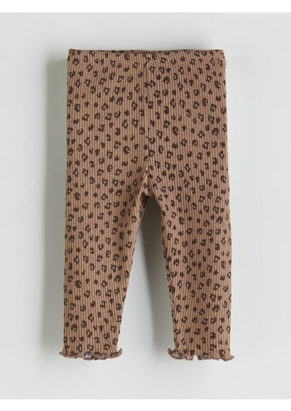 Yeni Sezon Bisiklet Yaka Kurdele Detaylı Kız Bebek Sweatshirt ve Tayt 2'li indirimleri