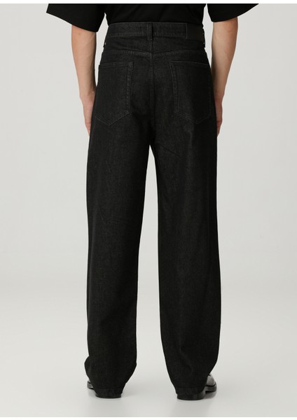 Straight Raw Siyah Jean Pantolon modelleri