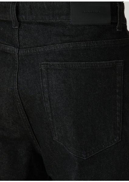 Straight Raw Siyah Jean Pantolon indirimleri