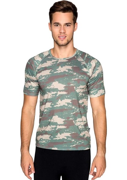 Microfiber T-Shirt - Thermoform - Army - Yeşil