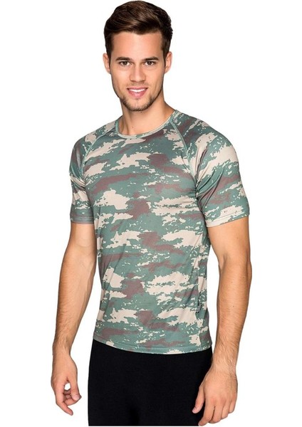 Microfiber T-Shirt - Thermoform - Army - Yeşil modelleri