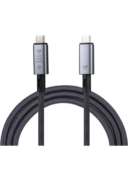 Ally USB 3.2 100W Type-C To Type-C 8k Görüntü-Data ve Ultra Hızlı Şarj Kablosu 1 METRE-(1903)