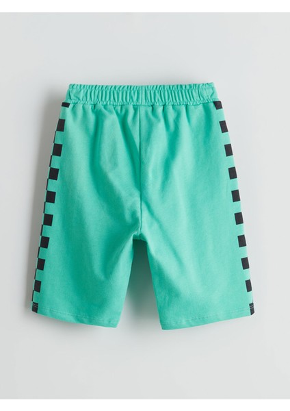 Yeni Sezon Beli Lastikli Baskılı Erkek Çocuk Şort fırsatları