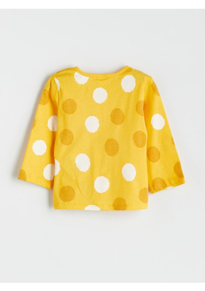 Yeni Sezon Bisiklet Yaka Baskılı Erkek Bebek Pijama Takımı modelleri