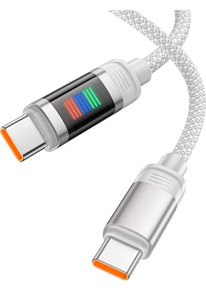 Hoco U126 Lantern 100W Type-C To Type-C Hızlı Data ve Şarj KABLOSU-(1903)