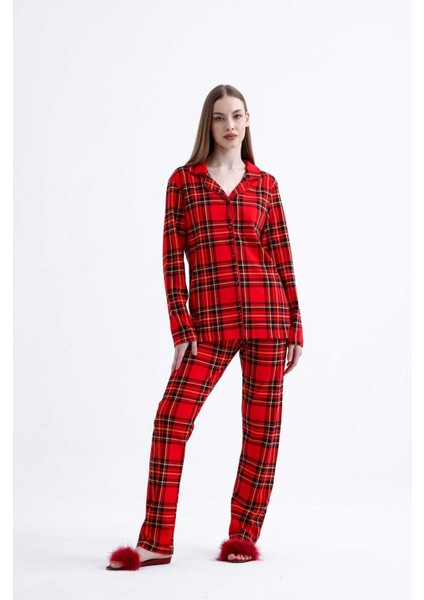 Pamuklu Pijama Takımı 5002