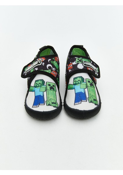 Yeni Sezon Minecraft Baskılı Erkek Çocuk Panduf modelleri